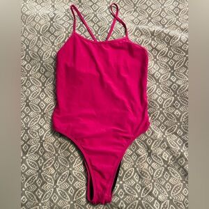 Jolyn Brandon 2, size 38. Dragon Fruit color.